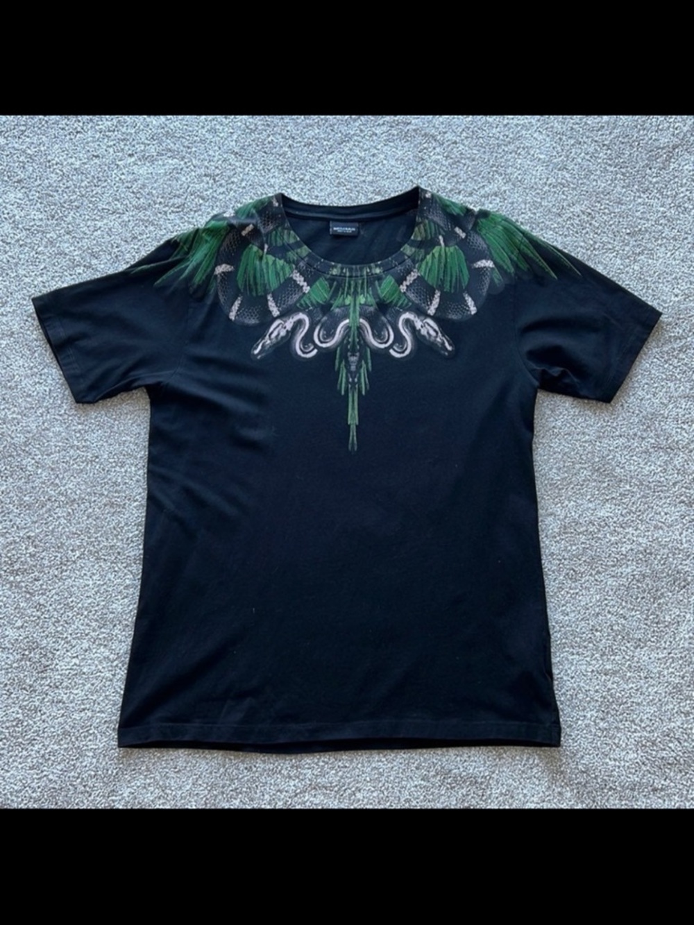 Marcelo Burlon County of Milan Tshirt Black size S